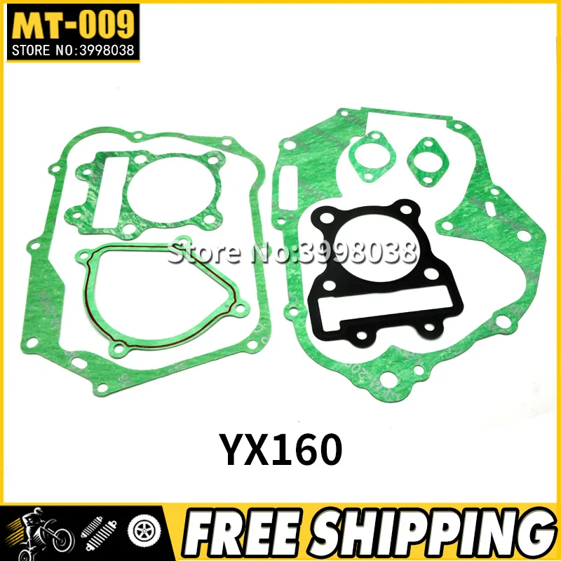 YinXiang YX 150cc / 160cc восстановленная прокладка для велосипеда грязи/двигателя велосипеда ямы YX150 YX160 головка двигателя Комплект прокладок комплект частей для велосипеда ямы YinXiang YX 150cc / 160cc восстановленная прокладка для велосипеда грязи/двигателя велосипеда ямы YX150 YX160 головка двигателя Комплект прокладок комплект частей для велосипеда ямы