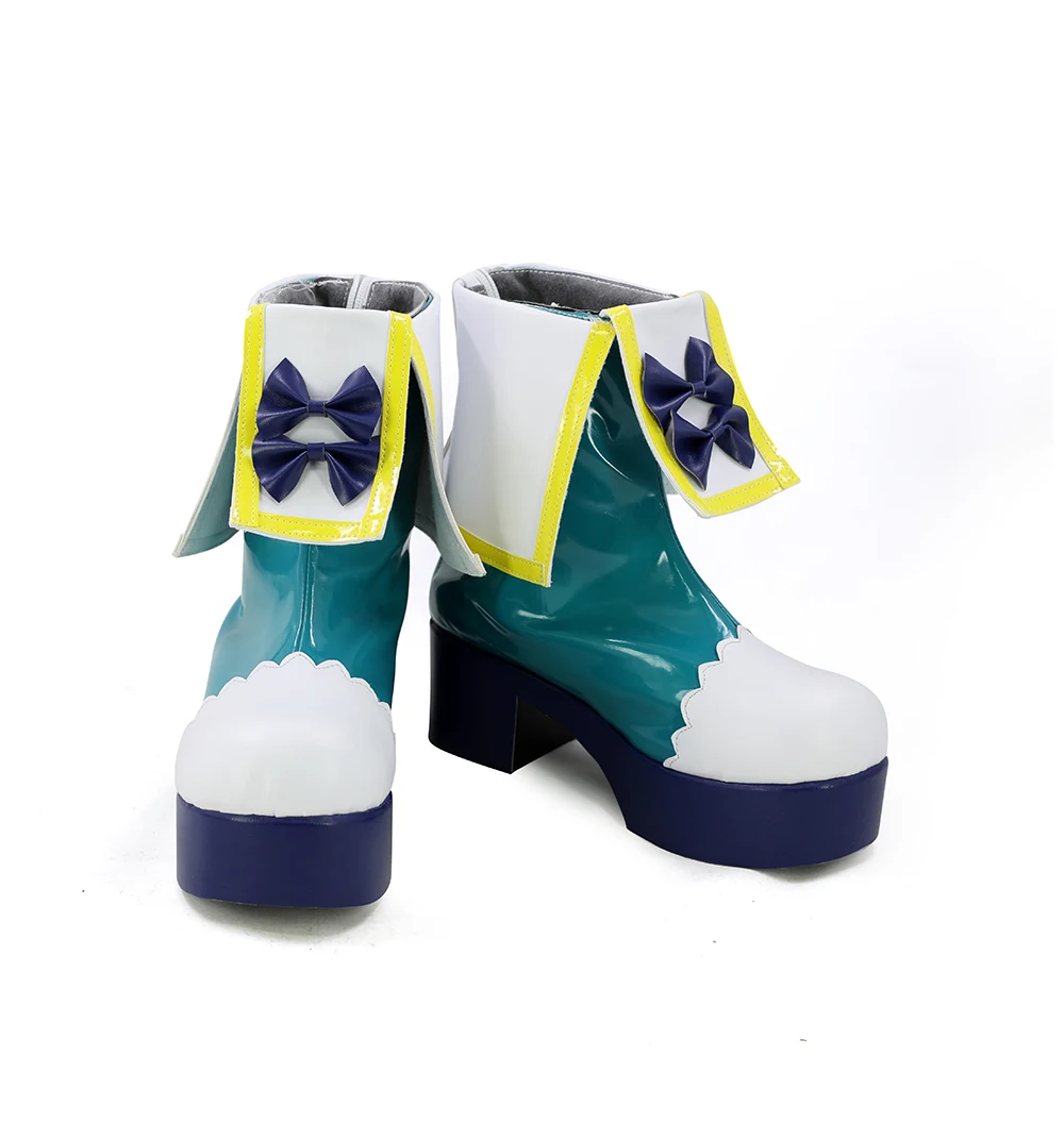 Aikatsu Idol Activity Todo Yurika the Entire Personnel Cosplay Boots Shoes (2)