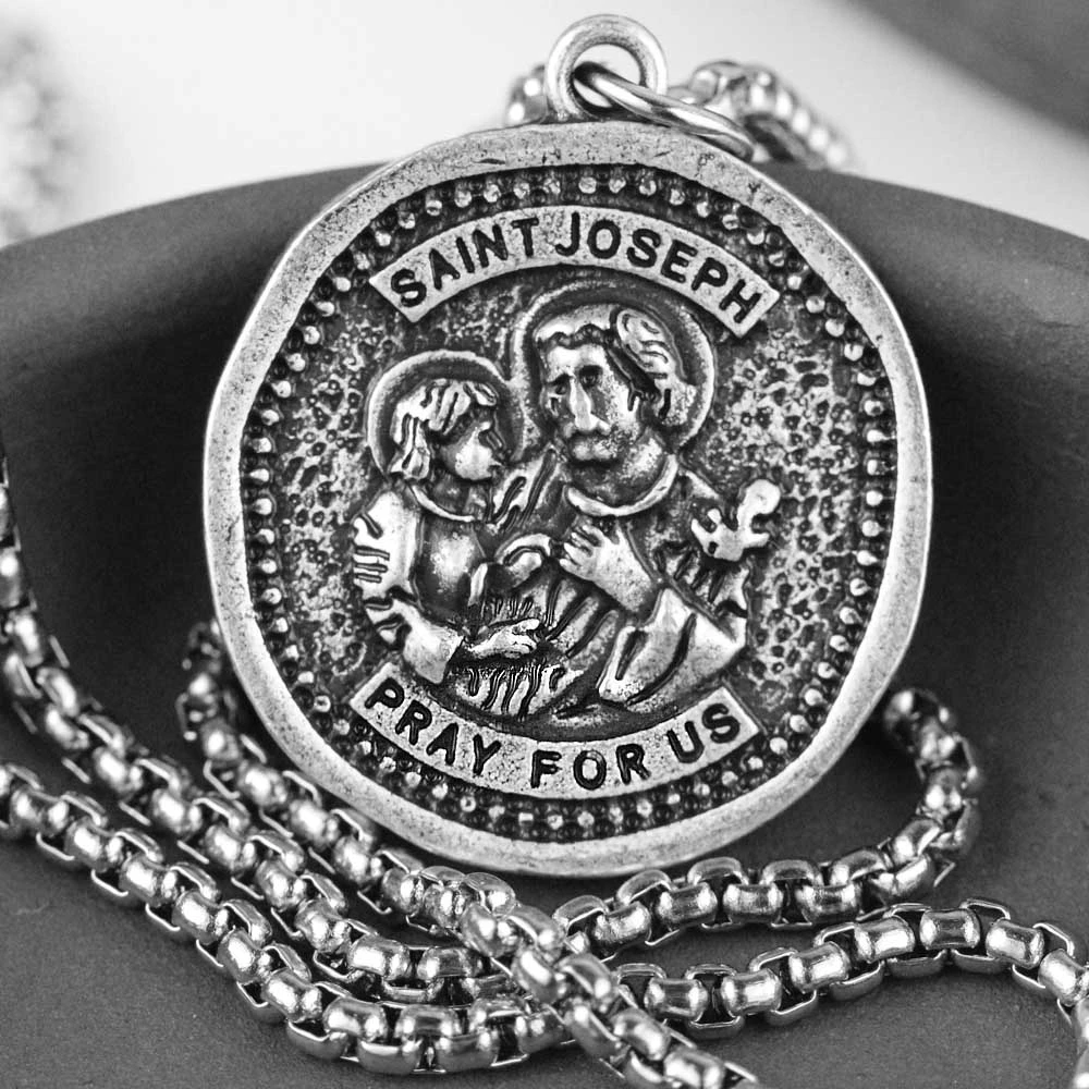 Qty 1 Saint Lazarus Charm Catholic Saint Medal 25mm x 16mm Saint Lazarus Medal St Lazarus Pendant Catholic Pendant