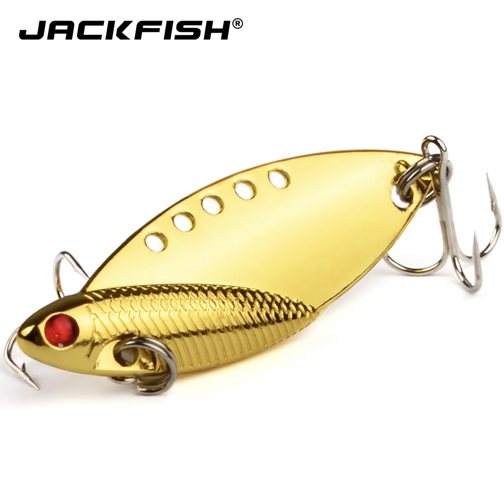 JACKFISH металлические приманки ВИБ 6 см/10 г колебания блесна в виде ложки приманка