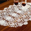 Home White Embroidered Table Runner Coffee Cloth TV Cabinet Table Flag Table Mat Mahogany Drawer Cover ► Photo 2/4