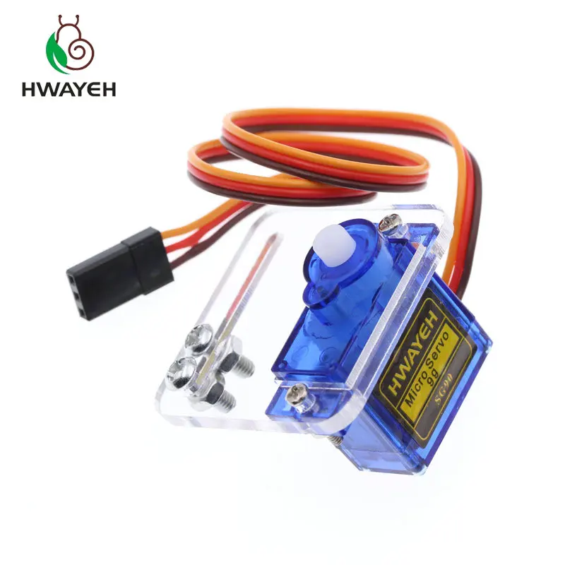 1 шт. HWAYEH Rc Мини Микро 9 г 1,6 кг сервопривод SG90 Для arduino RC 250 450 6CH для arduino вертолета самолета автомобиля лодки