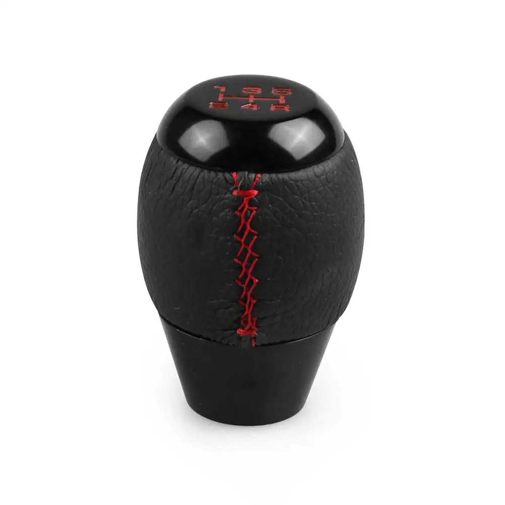 

Universal Car 5 Speed Gear Shift Knob High Quality Leather Dustproof Cover Gear Shift Knob Car Modification DIY Accessories