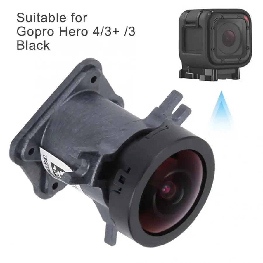 170 градусов широкоугольный объектив Замена для Gopro Hero 4/3+/3 черный аксессуары для экшн-камеры для Скайдайвинг, уличная съемка