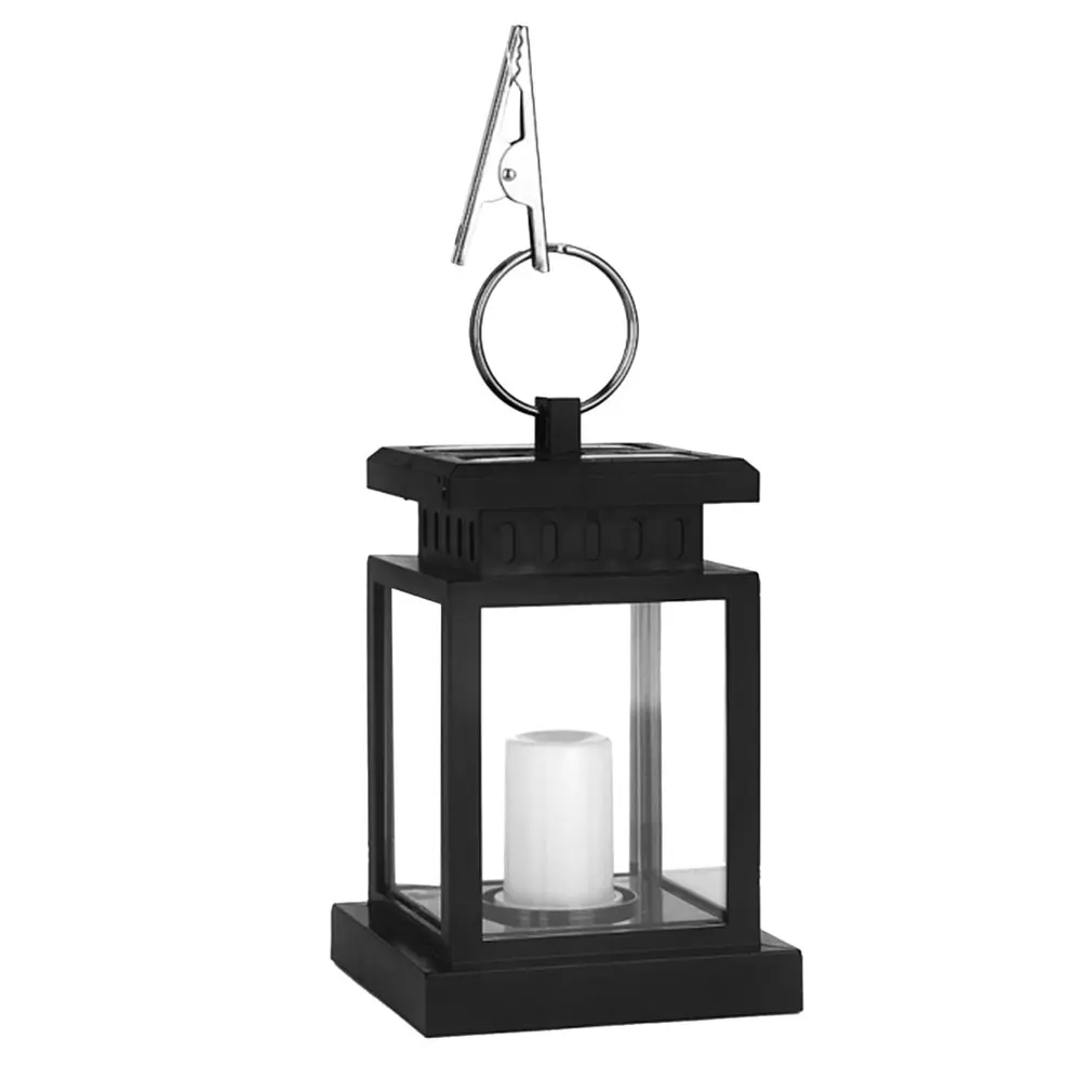 

Solar LED Garden Light Outdoor Waterproof Flickering Flameless Candle Lamp Hanging Lantern For Yard Lawn Art Decoration