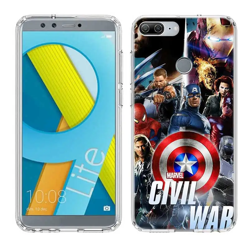 Marvel Comics Fundas силиконовый чехол для телефона для huawei Honor 20 Pro 10 9 lite 8X 8A 20i 8C 8S V20 Y5 Y6 Y7 Y9 крышка