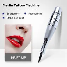 1 комплект biotouch merlin тату-машинок наборы Постоянный Набор косметики для макияжа с педалью для ног пистолет для татуировки GOOCHIE