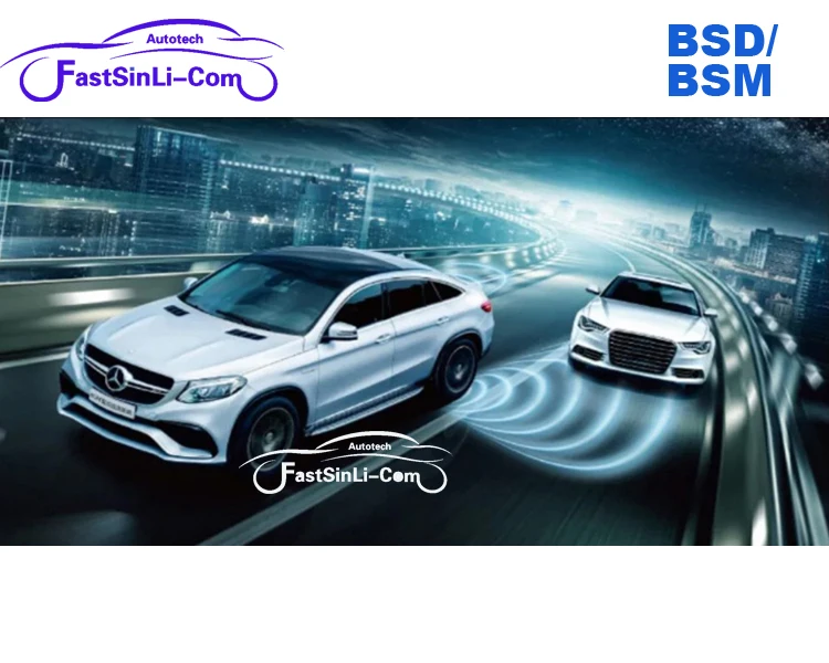 

BSD BSM microwave sensor blind spot mirror with power headted function Blind Spot Detection Radar-based Safety System(10Meter)