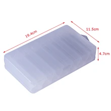 Пластиковая коробка для рыболовных приманок двухсторонняя 14 Отсек Рыболовные снасти коробки приманки Крючки снасти ящик для хранения