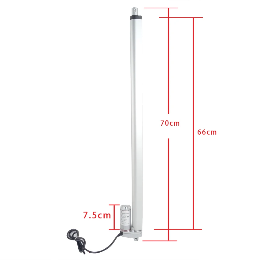 

Multi-function Linear Actuator Motor DC12V/24V/36V Stroke Heavy Duty 750N load electric linear actuator linear tubular motor