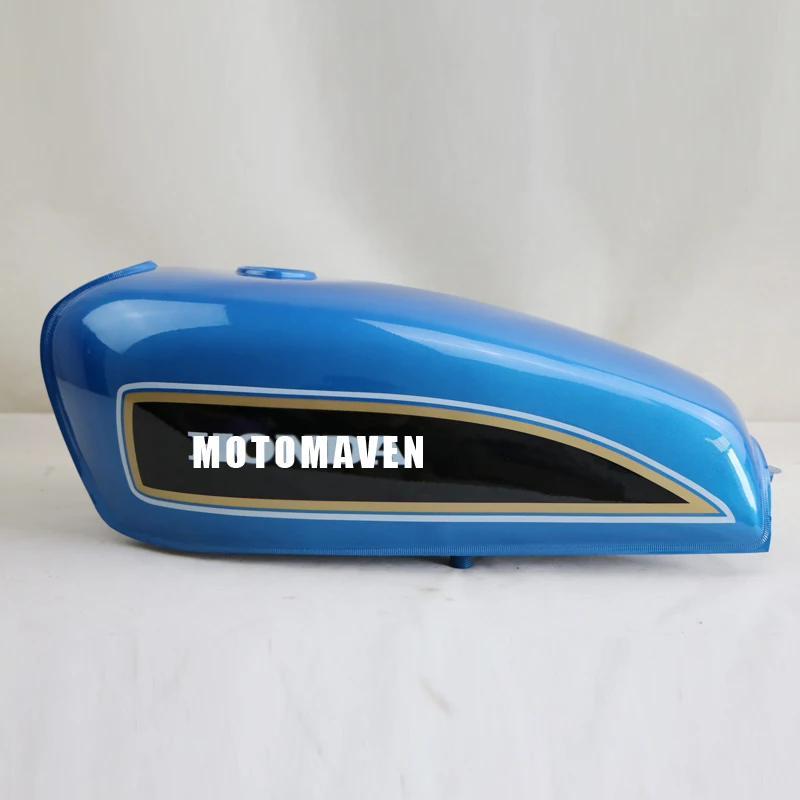 XF125 Blue Retro Cafe Racer Tank CG125 Fashion Vintage Modified Motocycle TANK 8L With GAS CAP