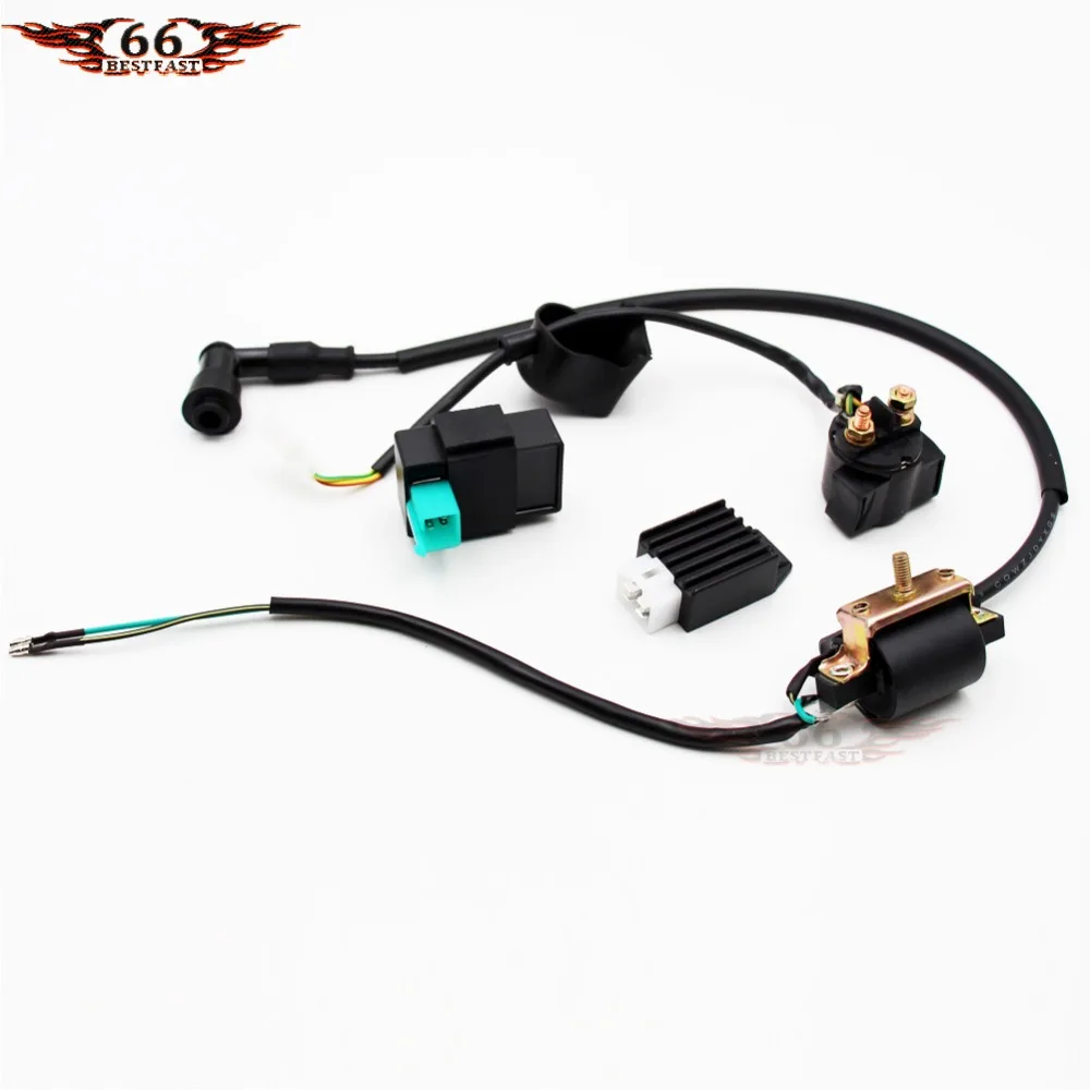 

Regulator Rectifier Relay Ignition Coil CDI For Chinese ATV Quad Go Kart 50cc 70cc 90cc 110cc NEW