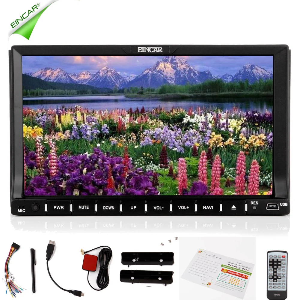 Clearance Radio Audio Stereo BT MP5 Auto Navigator USB Logo 3D win8 Sub RDS Car DVD Player MP3 8GB GPS Map Capacitive 2 Din 13