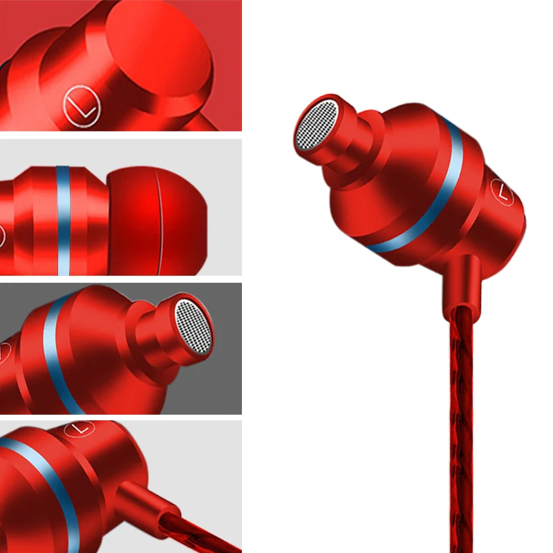 TOMKAS TPE Line Earphone for Phone 5 Color In-ear Earphones and Headphone Heavy Bass for Mobile Phone Clear Bass with Microphone
