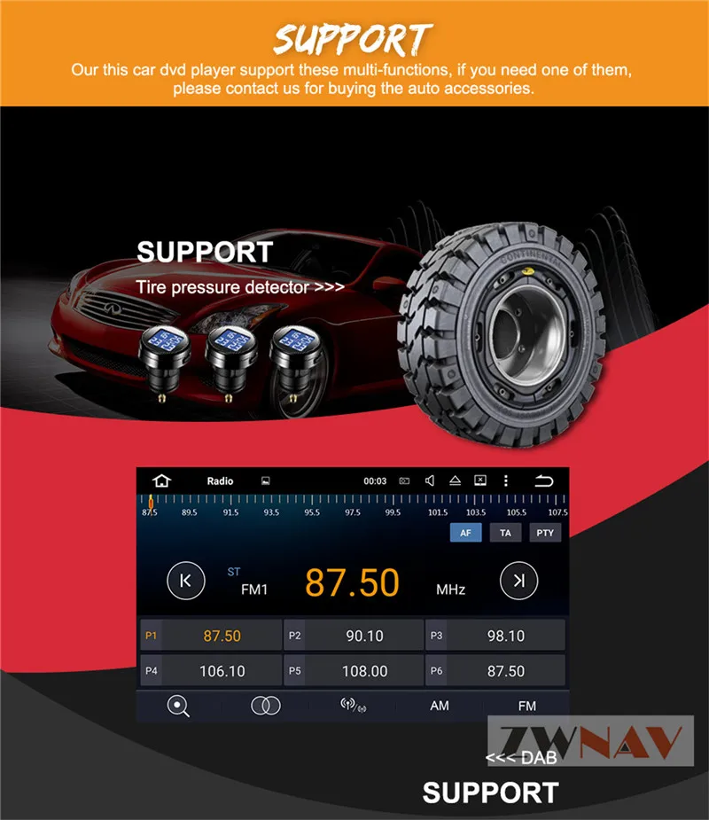 Sale Android 8.0 4GB+32GB Car GPS Navigation DVD Player 2din car radio stereo display headunit For TOYOTA AURIS 2006-2012 9