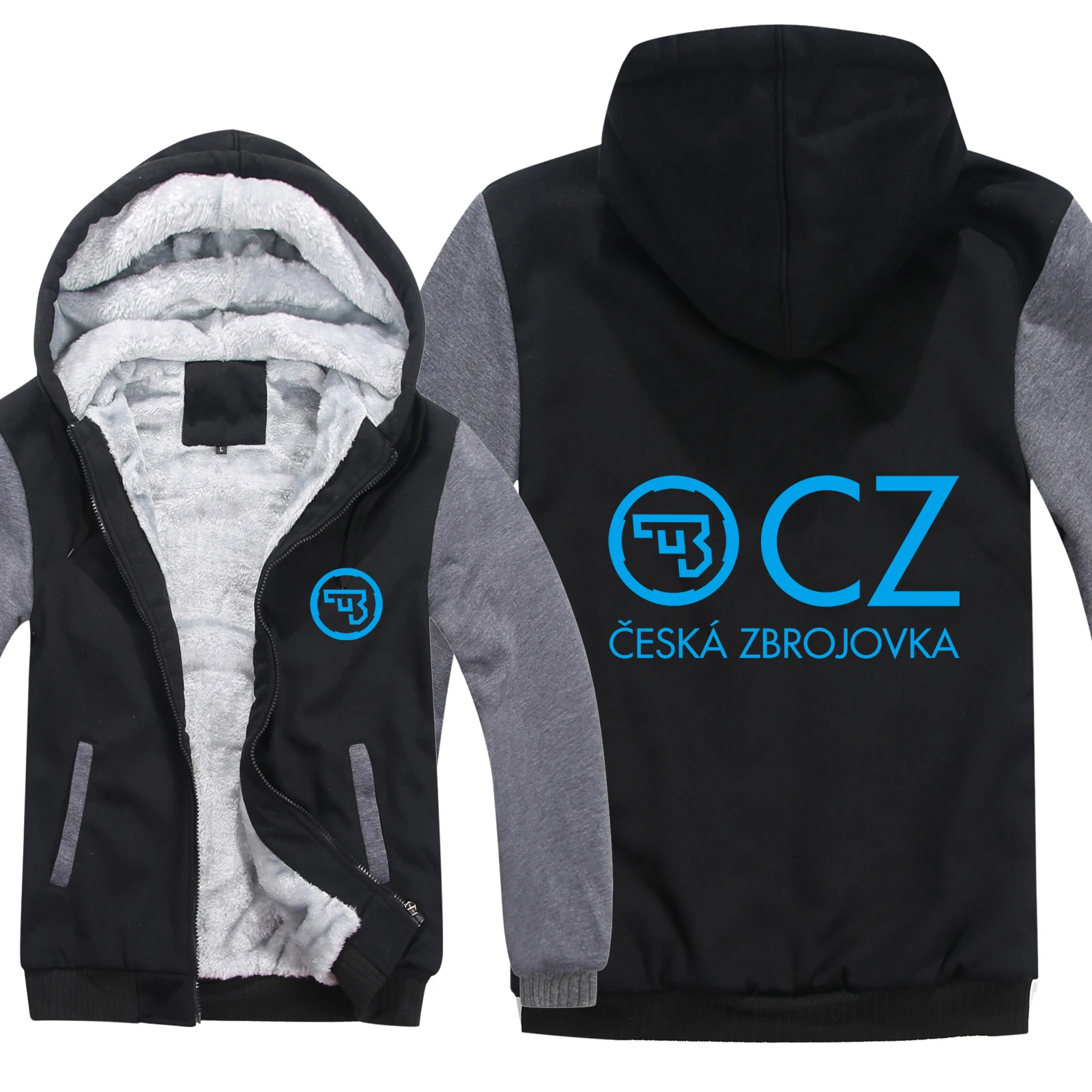 Худи Ceska Zbrojovka мужское пальто на молнии флисовое утепленное худи одежда для