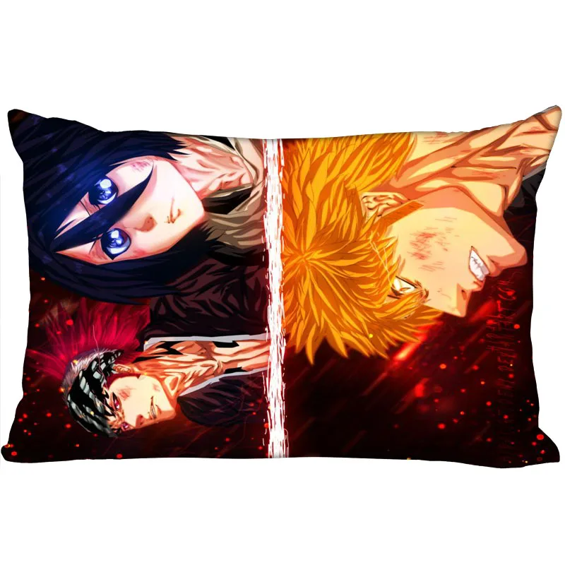

Custom Bleach Anime Pillowcase Zippered Rectangle Pillow Cover Cases Size 45X35cm,40x60cm,45X75cm,50X75cm(Two sides)