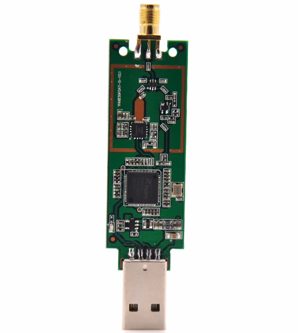 High Power Ralink RT3070L 150Mbps 802.11n Wireless USB WiFi Module with YP243433 Power Amplifier for Linux/Kali/Ubuntu/Archlinux