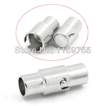 

Wholesale - DIY 50set Silver Tone Strong UFO Art Jewelry Findings Magnetic Clasps For bracelet