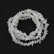 Chip shape натуральный камень noonstone бусы с натуральными драгоценными камнями DIY свободные бусины для изготовления ювелирных изделий strand 34 дюйма