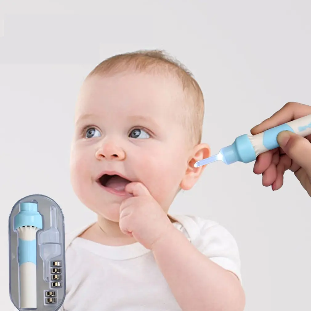 Compact Size Ear Cleaner Tool Home Travel Painless Safe Soft Spiral Cleaner Ears Care Ear-pick Clean Swab Tool