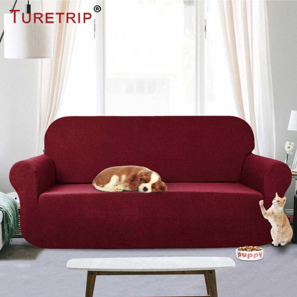 Turetrip водонепроницаемый диван-чехол для дивана чехол Полный складной эластичный с ручкой стрейч мебель протектор 1 шт. плед-чехол для дивана