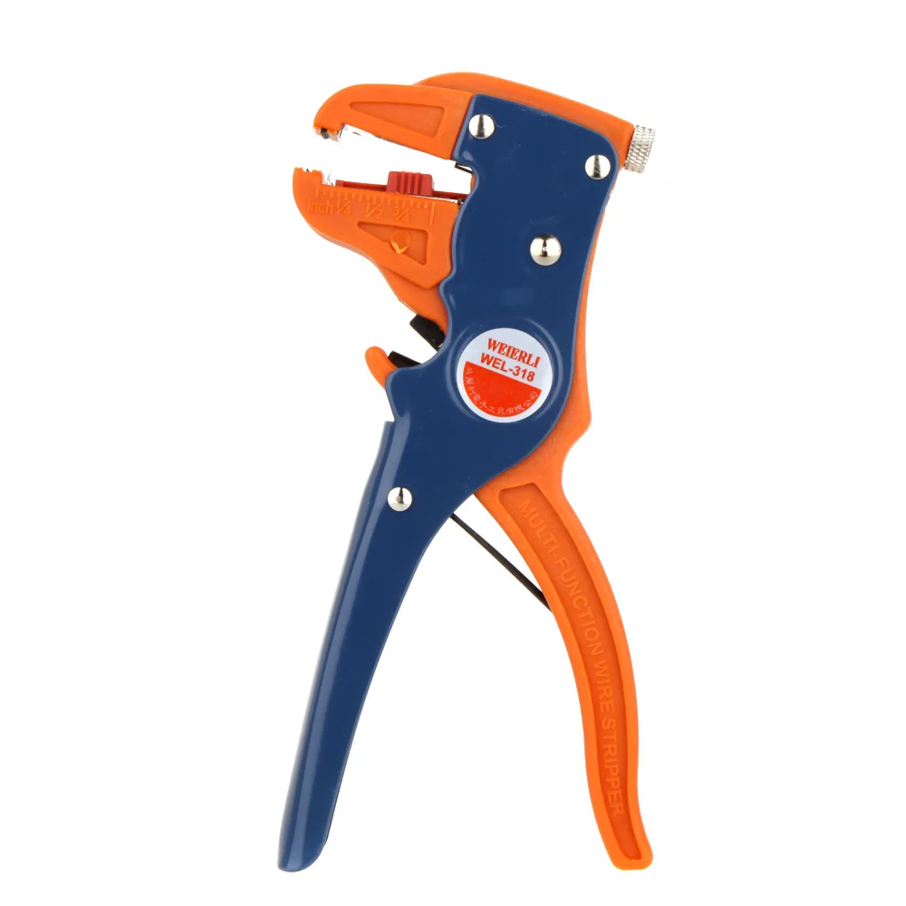 

Self-Adjustable 61/2"Multi-function Wire Cable Cutter Stripper Stripping Plier Tool for Single & Multiple Cables 0.5~6mm H12724