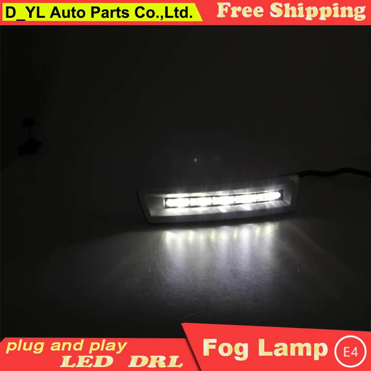 Car Styling Daytime Running Lights for Toyota RAV4 LED DRL 2013 2014