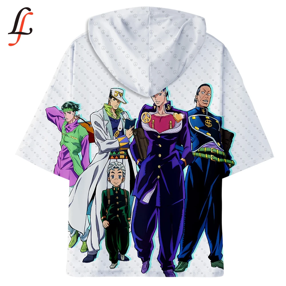 JOJO 3D толстовки футболки модная летняя мягкая повседневная футболка с коротким