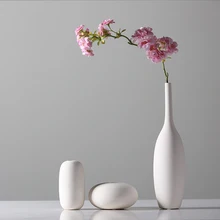 Новая китайская керамическая сушеная Цветочная ваза с орнаментом, настольная ваза для цветов, миниатюрные фигурки, настольные изделия, аксессуары для украшения дома
