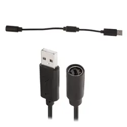 Из 2 предметов PC конвертер адаптер Шнур для Microsoft Xbox 360 проводной контроллер геймпад USB breakaway Удлинительный кабель для Xbox 360