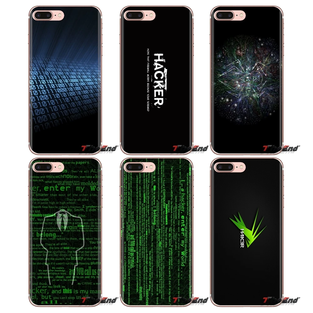 

Transparent Soft Cases Covers For Xiaomi Mi3 Samsung A10 A30 A40 A50 A60 A70 Galaxy S2 Note 2 Grand Core Prime Linux Hacker