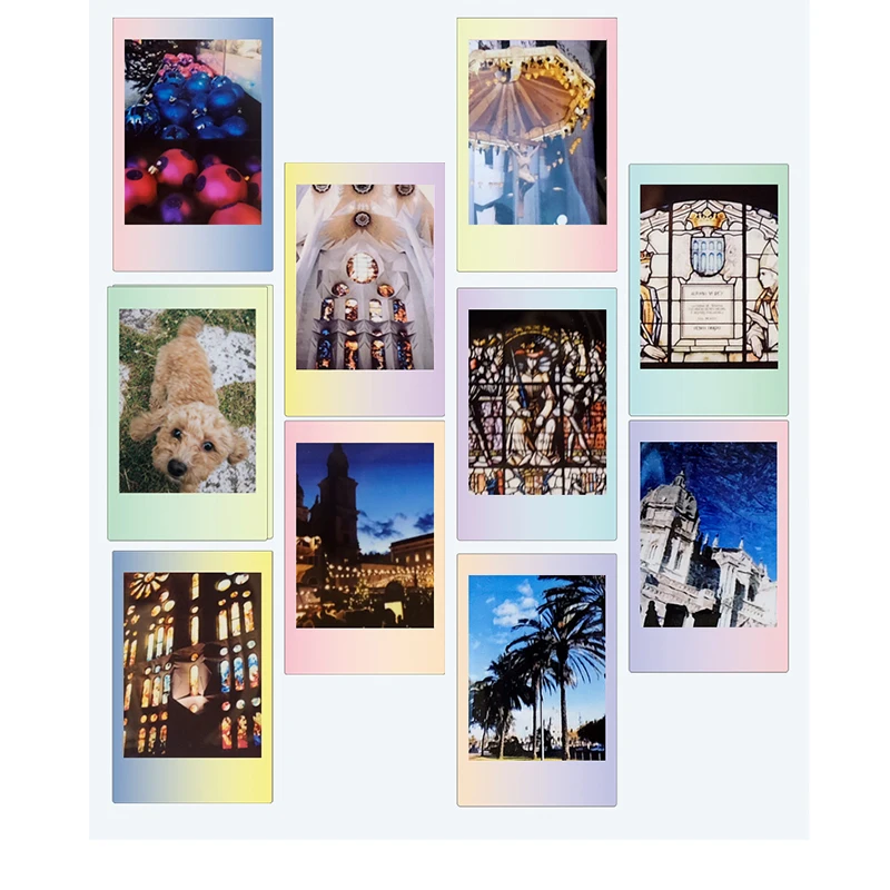 Новый фотоаппарат Fujifilm Instax Mini 10 шт. Macaroon для 8 7s 7 50s 50i 90 25 dw Share SP 1 Polaroid мгновенная