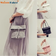 High quality Women Retro Shoulder Messenger Bag Bucket Bag Handbag