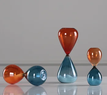 

Creative Glass Home Decoration Accessories Hourglass 15/30/60 Minutes Best Gift Hourglass Timer Coffee Shop Decoration LFB887