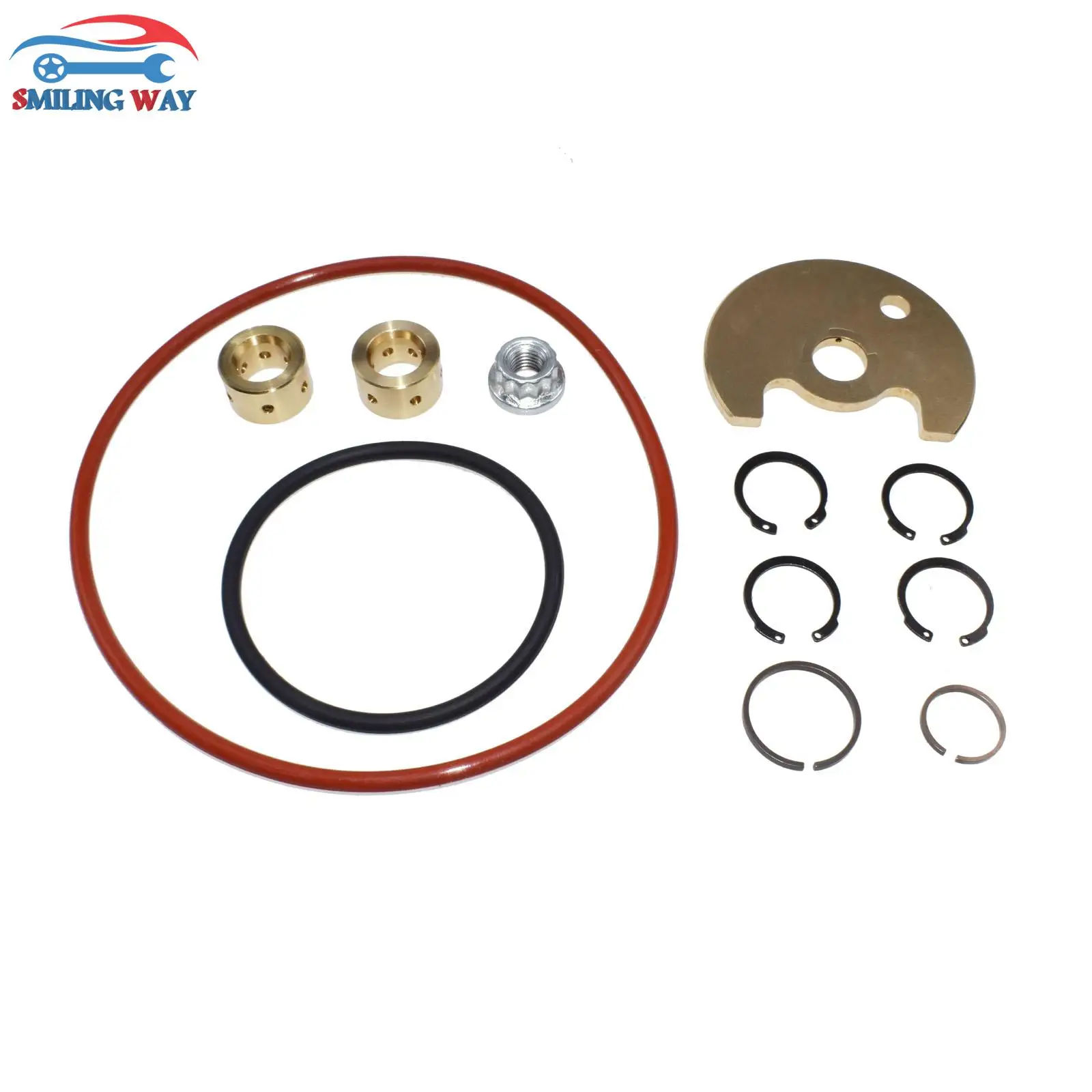 

SMILING WAY# Turbo Repair Rebuild kit Turbocharger TD05 TD06 TD06H TD05H TD06SL2 For Mitsubishi EVO1~3 14G, 16G, 18G, 20G