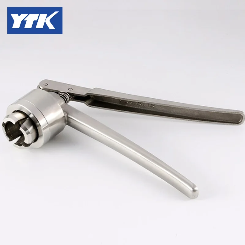 YTK Manual Vial Crimper 100sets/ lot 10ml Glass Vials+20mm Vial Stopper