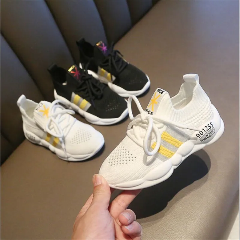 

New Spring Autumn Summer Kids Shoes 2019 Fashion Mesh Casual Children Sneakers For Boy Girl Toddler Baby Breathable Sport Shoe