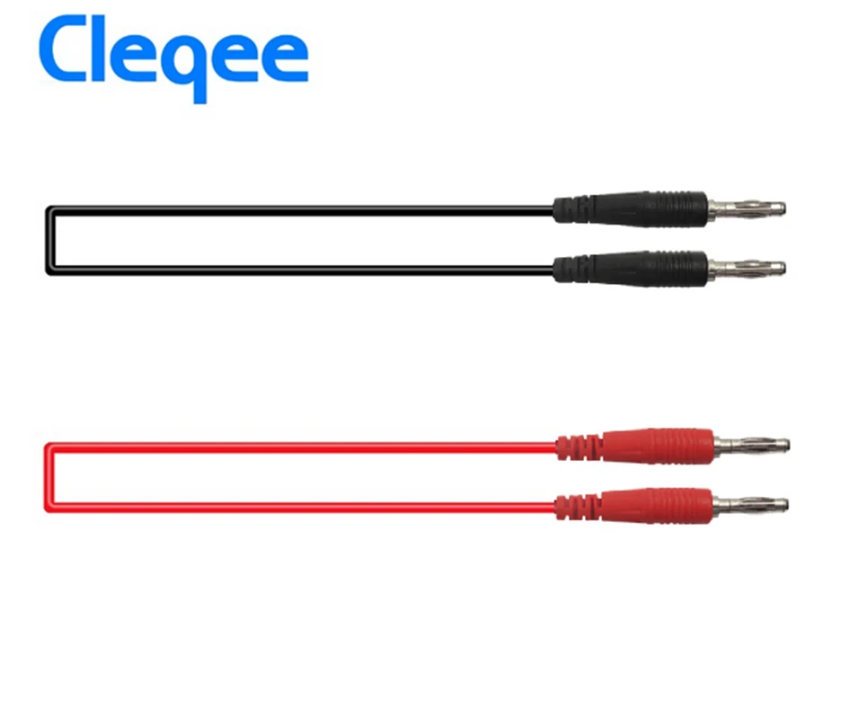 2018 Cleqee P1041 1Set 1M 4mm Banana to Plug Soft RV Test Cable Lead for Multimeter Leads Kits Male | Инструменты