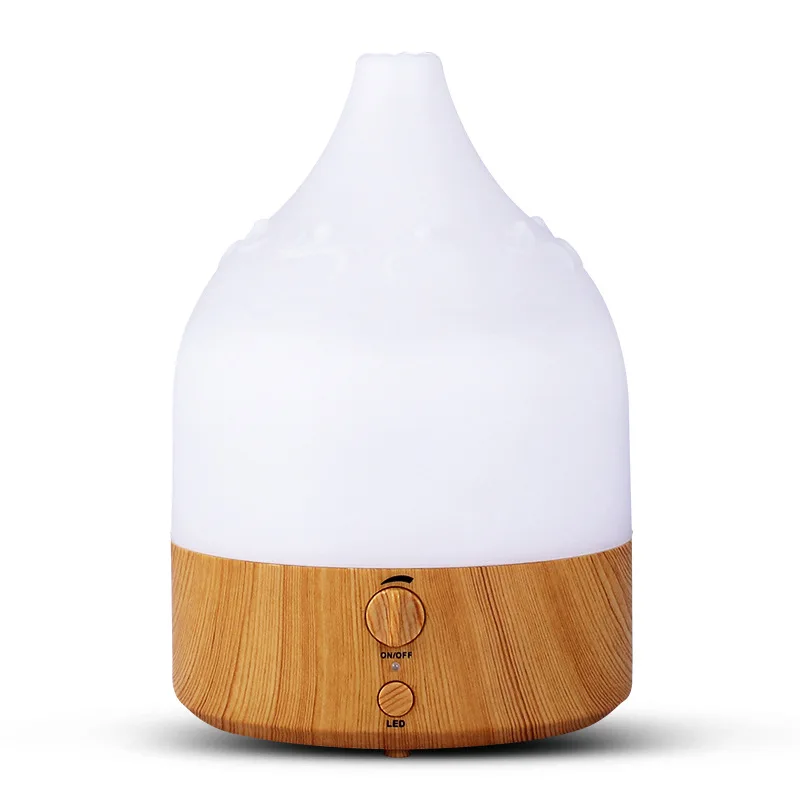 

EAS-Wood Grain Humidifier Essential Oil Aromatherapy Diffuser Usb Charging Home Air Humidifier Purify Led Night Light Mist Mak