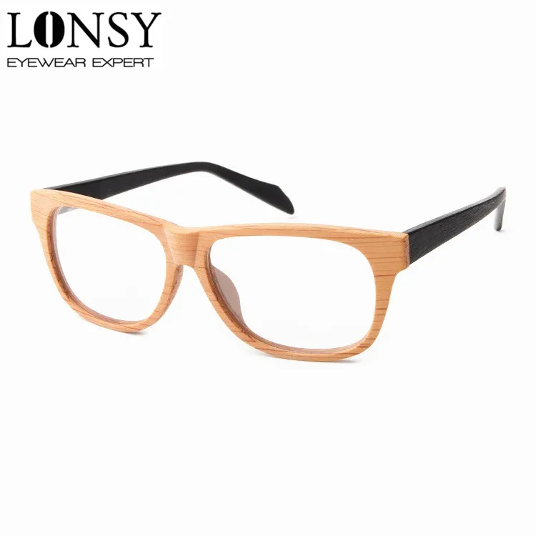 

2015 new style optical glasses, unisex wood-like optical glasses TA25904