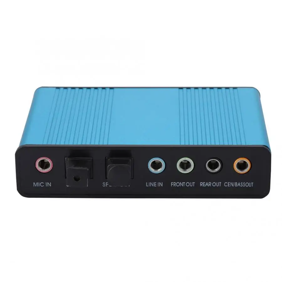 Лидер продаж звуковая карта 6 Каналов 5 1 USB внешний S/PDIF оптический аудио адаптер
