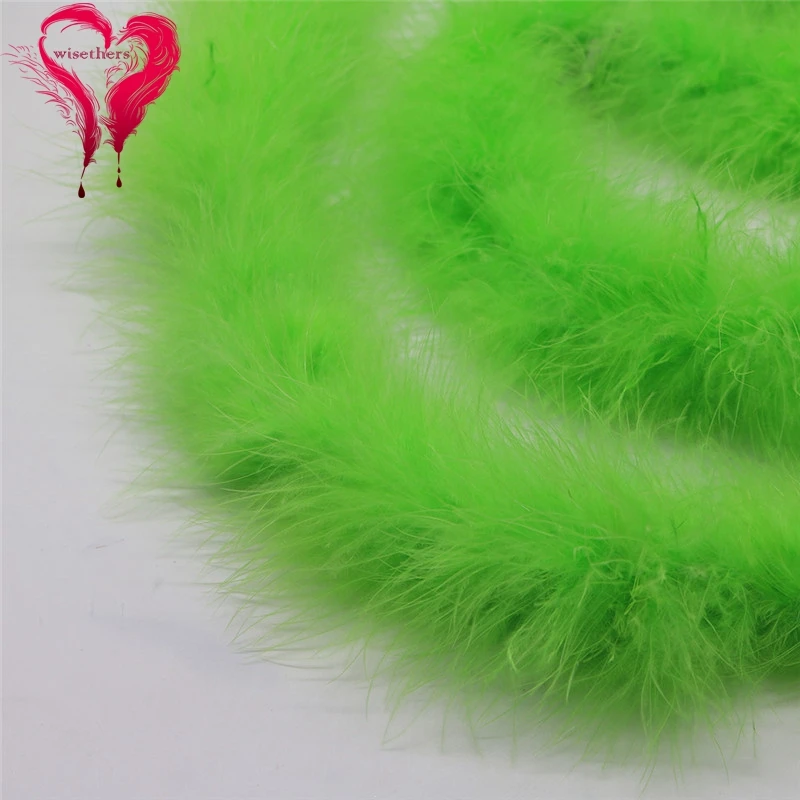 green marabou feather boa 3