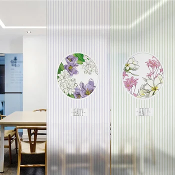 

Scrub Electrostatic Glass Foil Bathroom Window Sliding Door Protection Privacy Sunscreen Decorative Glass Sticker -105