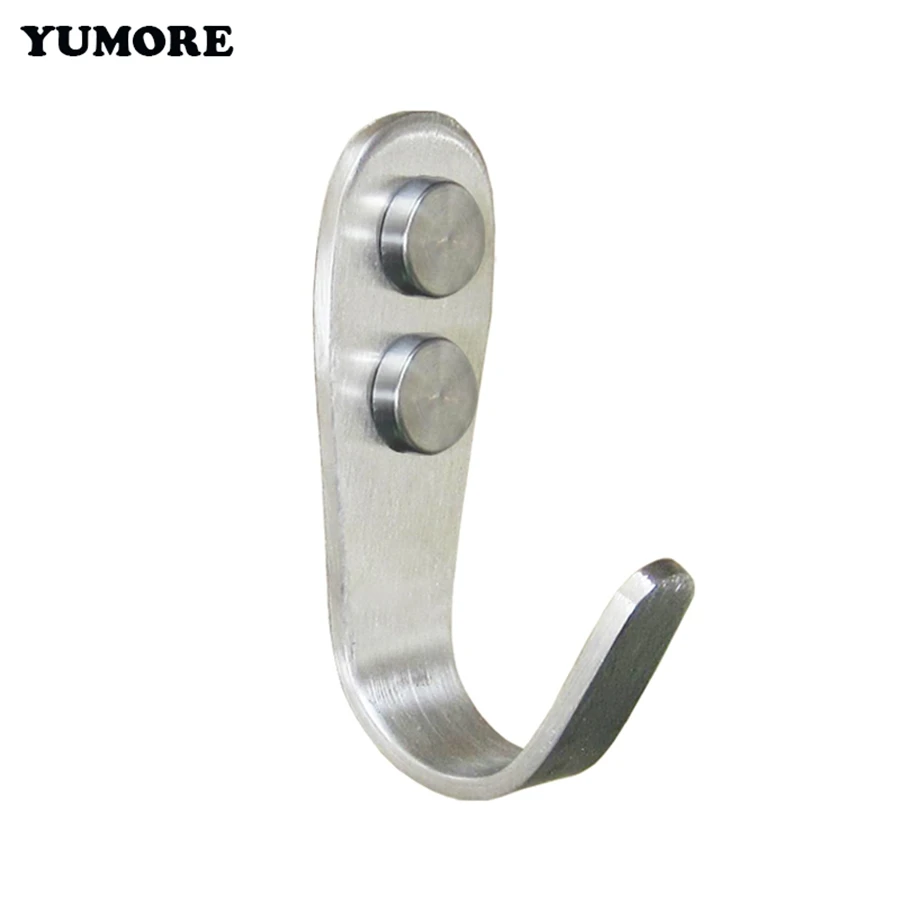 10pcs brushed stainless steel single robe coat hooks clothes hanger decorative srew hooks wall mounting hooks - Decorative Coat Hooks 10pcs brushed stainless steel single robe coat hooks clothes hanger decorative srew hooks wall mounting hooks - Decorative Coat Hooks