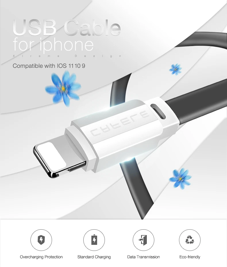 usb cable for iPhone x xs xr max 8 7 6 plus 5 se  (2)