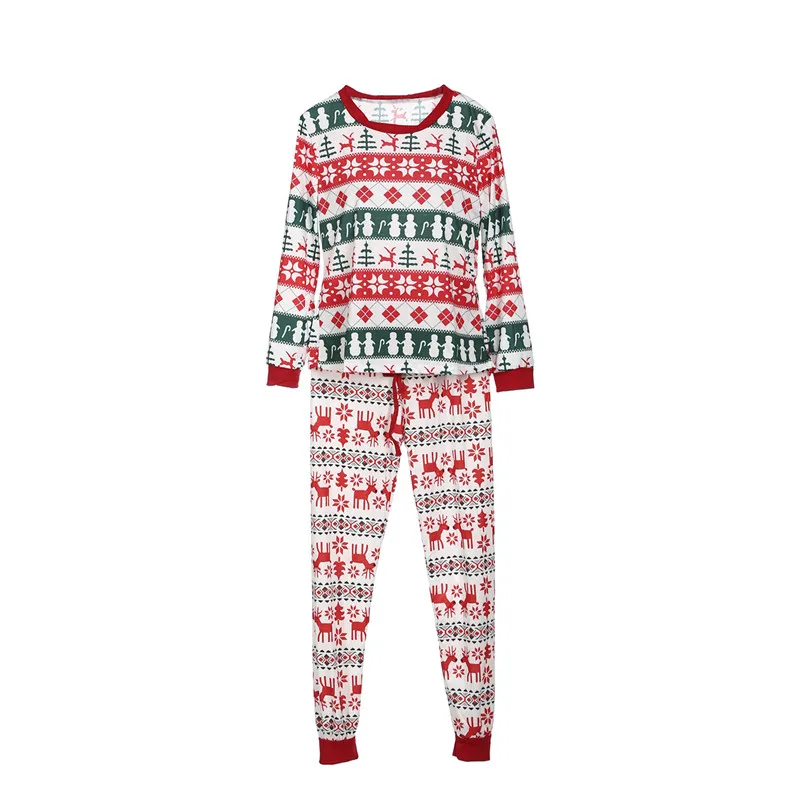 

Family Matching Christmas Pajamas Set Adult Men's Women Kids Boys Girls Snow Deer Printed Sleepwear For Party Xmas Pyjamas Set