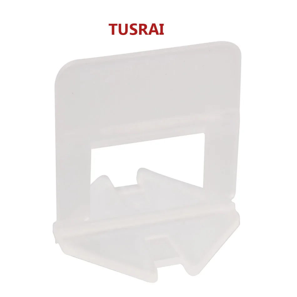 

Tile Leveling System Clip 2mm 3/32" 100pcs Porcelain Wall Floor Tile Leveler Spacers Installation Laying Tools Parts TUSRAI