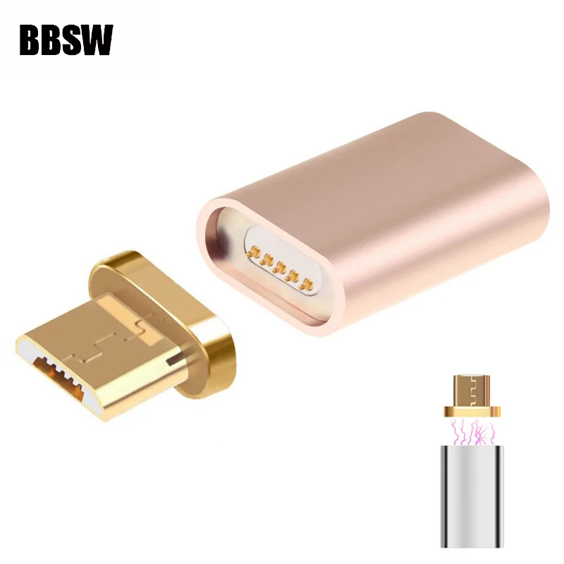 BBSW Металлический Micro USB Магнитный адаптер для зарядки и передачи данных конвертер