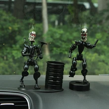 Креативная ручка с железным каркасом из чистого металла, украшение для автомобиля, домашний интерьер, украшение для офиса